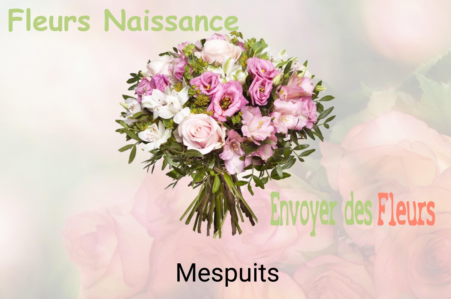 Bouquet de fleurs de naissance livré à Mespuits